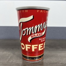Maisons Du Monde “Tommy’s Brand Coffee” Porcelain Cup / Mug Red Vintage Style 