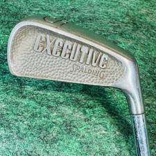 Vintage Spalding Executive 5 Iron Mens RH Steel Shaft Silver Golf Club USA