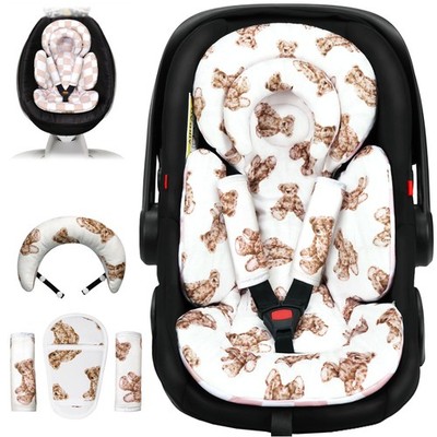 Infant Car Seat Insert with Removable Cushion for Preemie to , Reversible New...