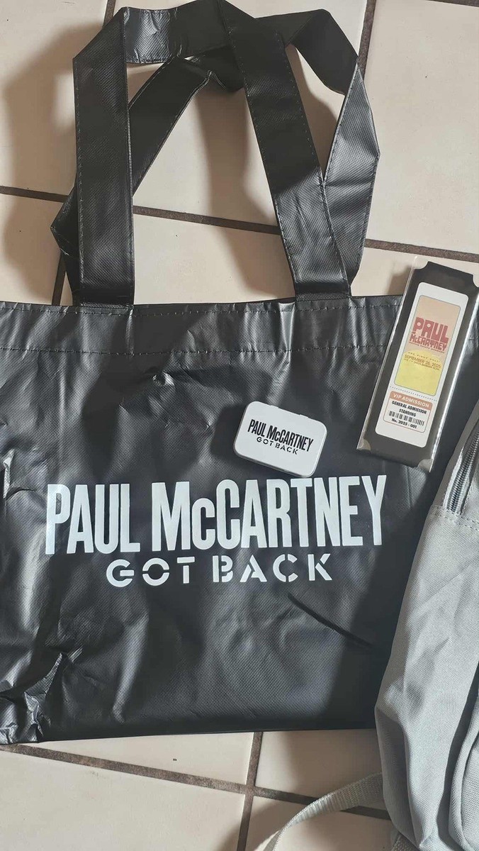 Paul McCartney 2025 Tour official VIP Got Back package Bags Mints