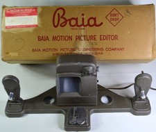 Baia Motion Picture Editor 8mm RARE HTF Vintage TESTED Splicer/Viewer