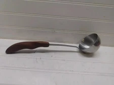 Cutco Ladle Stainless Steel Brown Handle Soup Server 15