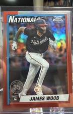 2025 Topps Chrome - 1990 Topps Baseball James Wood #90CB-15 (RC)