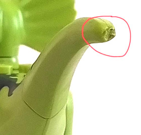 LEGO Jurassic World 75916 Dilophosaurus Dinosaur, Animal. DAMAGED TAIL!