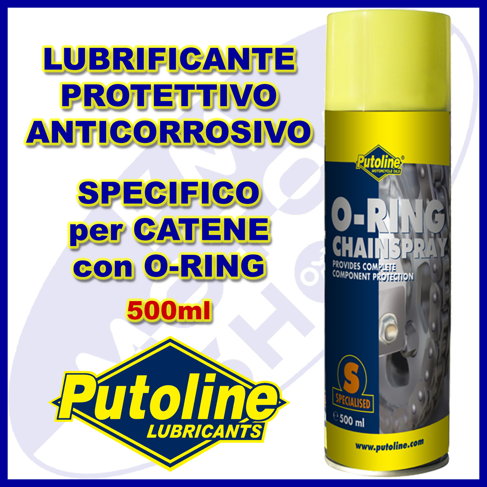 Lubrificante Catena PUTOLINE O/X RING CHAIN SPRAY Olio Moto Cross Quad
