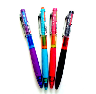 Pentel Druckbleistift Q-Erase mit einziehbarem Radiergummi