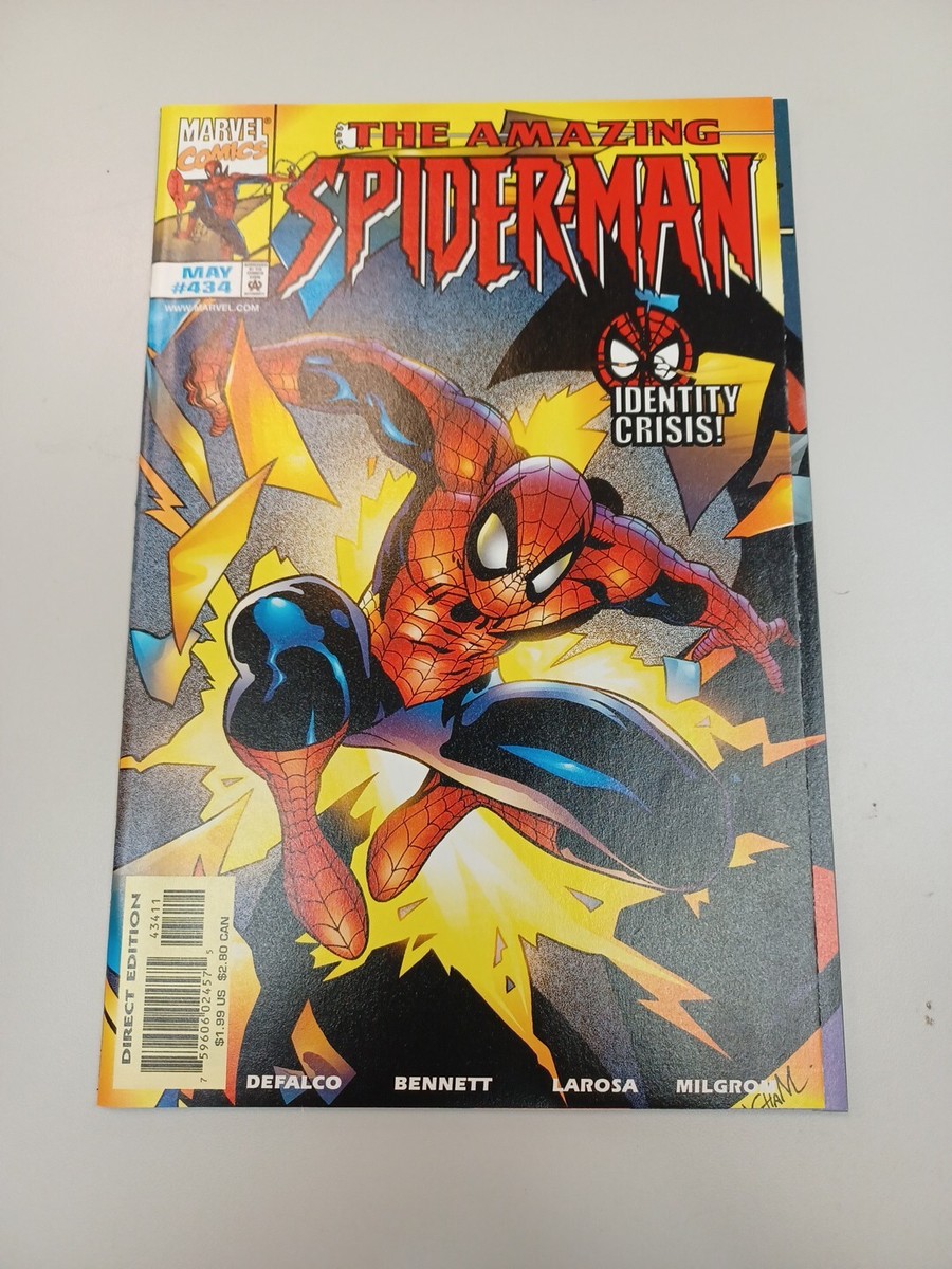 Amazing Spider-man #434 Variant Double Cover Ricochet Identity