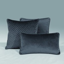 The Better Sleep Company Luxury Plain French Velvet Boudoir and Square Cushions