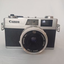 Rare Vintage Canon Canonet 28 Rangefinder 35mm Photo Film Camera Tested and Work