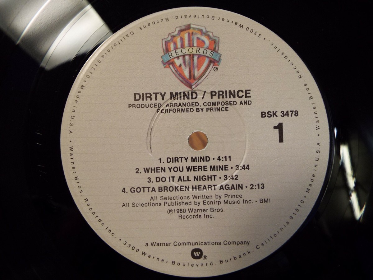 PRINCE DIRTY MIND LP VINYL ALBUM | eBay
