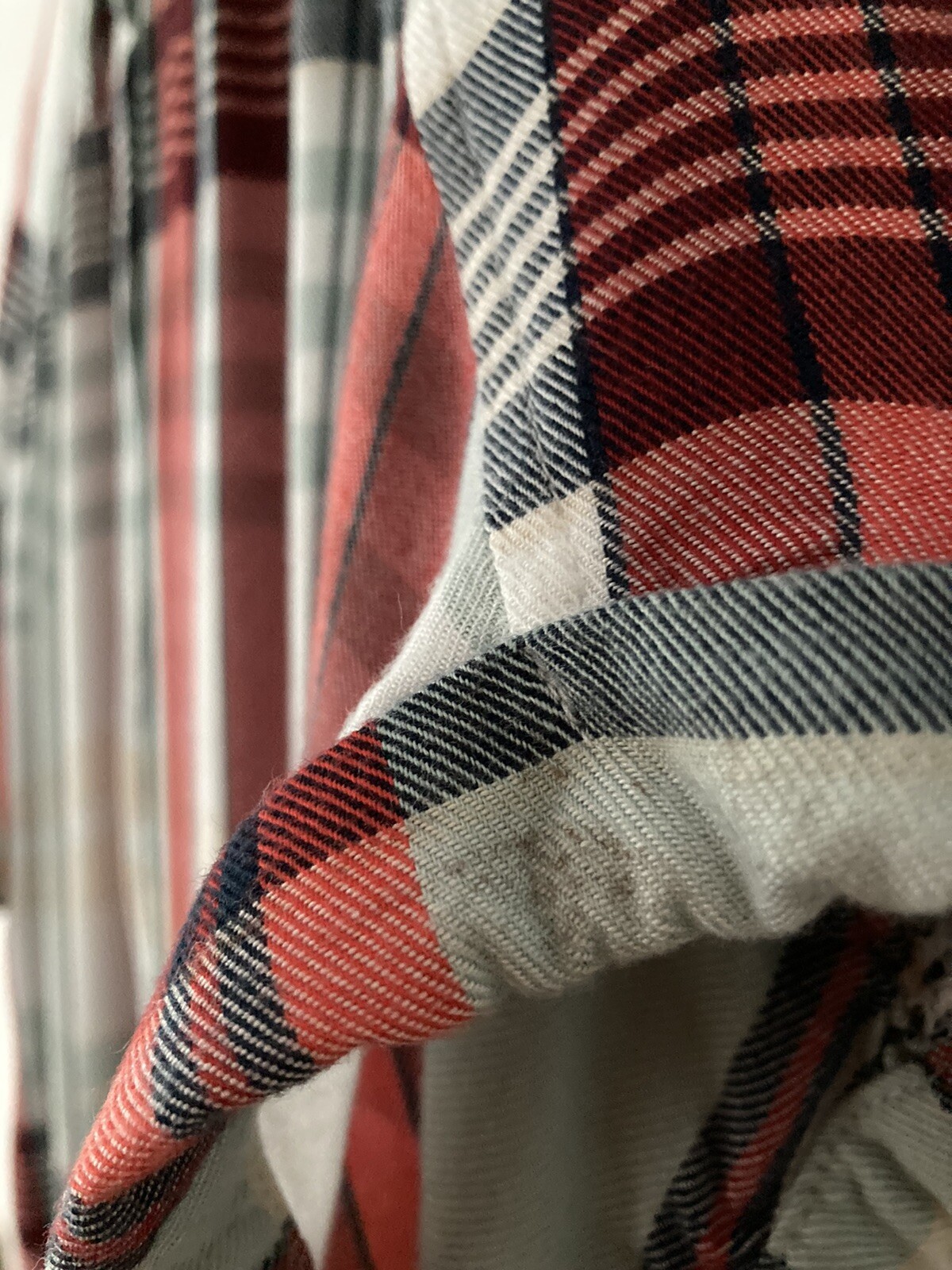 Universal Thread Plaid Button-Down Blouse, XL - image 8