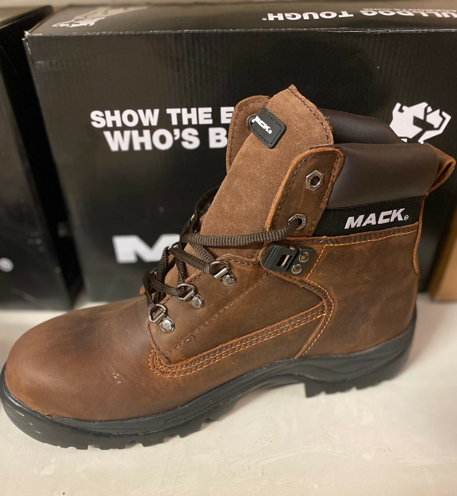 Mack Boots,Bulldog Safety Boot, Dark 