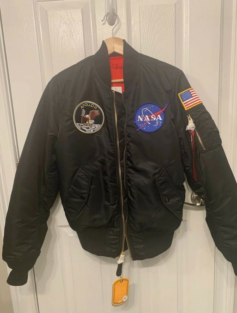 Alpha Industries Classic Nylon Apollo Ma-1 NASA Bomber Alpha Industries Classic Nylon Apollo Ma-1 NASA Bomber