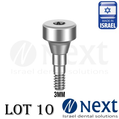 Lot x 10 Healing cap abutment Straumann Bone Level NC conical compatible 3 mm
