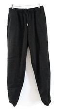 NWOT Stylish Black Lounge Sweatpants w/Pockets /Elastic Waist w/Drawstring-L 