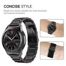 For Samsung Gear S3 Frontier / S3 Classic Watch Band 22mm Stainless Steel Metal