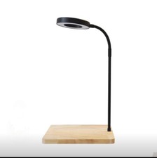 10W LED Aquarium Light 360 Degree Full Spectrum LED Light with Bamboo Board USB