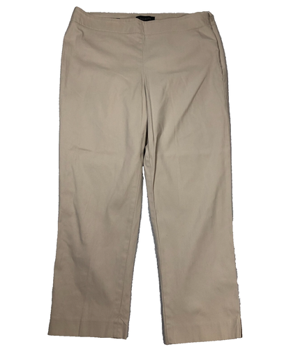 Pantalon Femme Talbots Taille 10 Beige Heritage Stretch – Neuf Avec étiquette