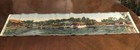 Vintage Chinese Silk Panel Wall Hanging Tapestry Embroidery Lakeside Pagoda — photo 1
