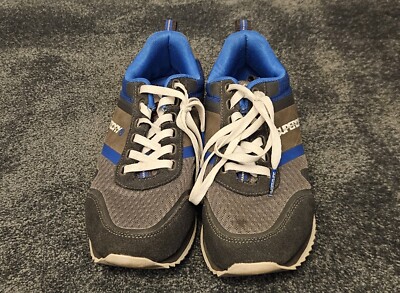 Superdry Men's Fero Runner Core Trainers (Grey/Blue) UK Pre