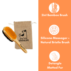 bamboo pet brush