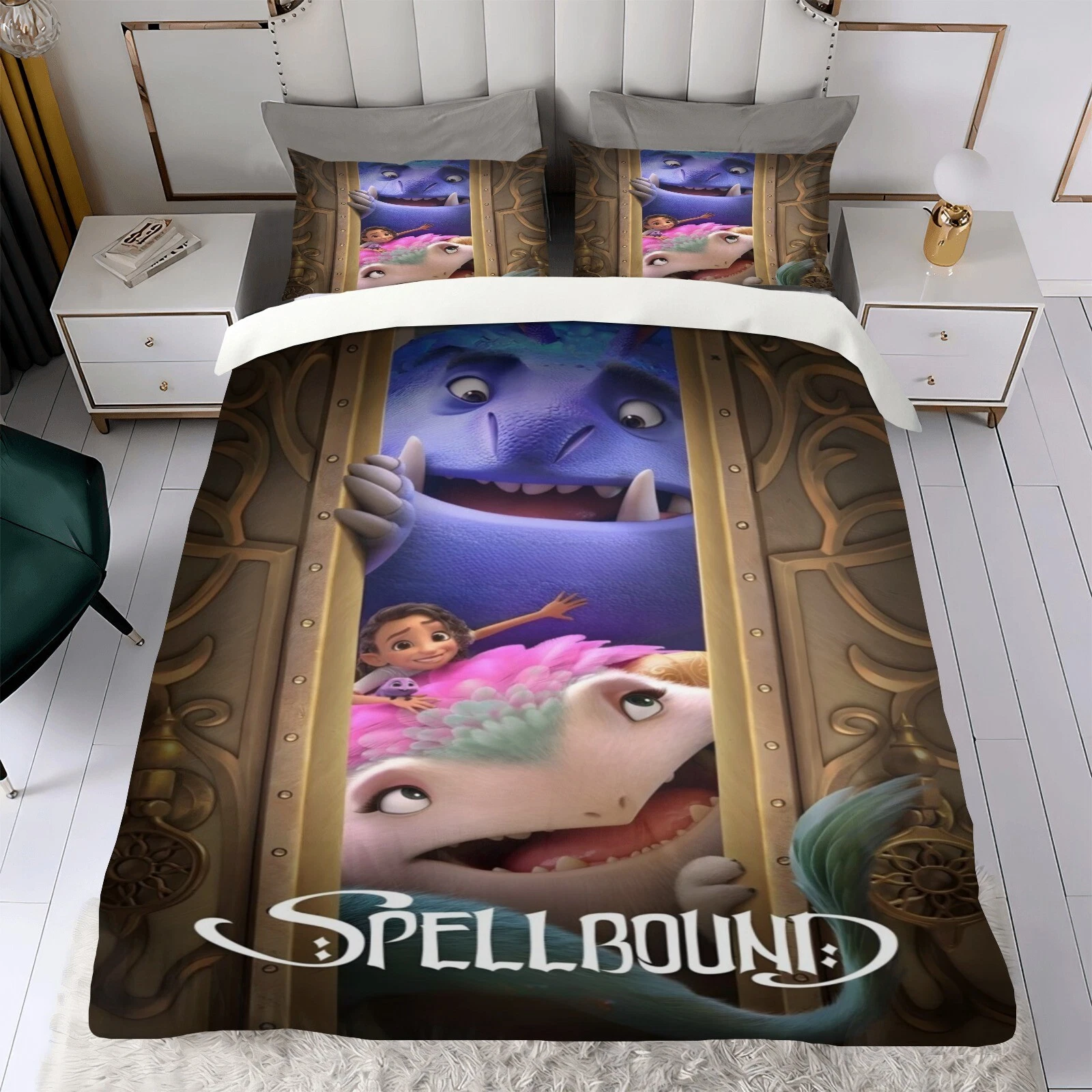 Spellbound 3-Piece Bedding Set Duvet Cover All Season Lightweight & Soft
