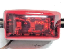 LED Stud Mount Side Marker/Clearance Light Red Boat Trailer Optronics MCL 95RB