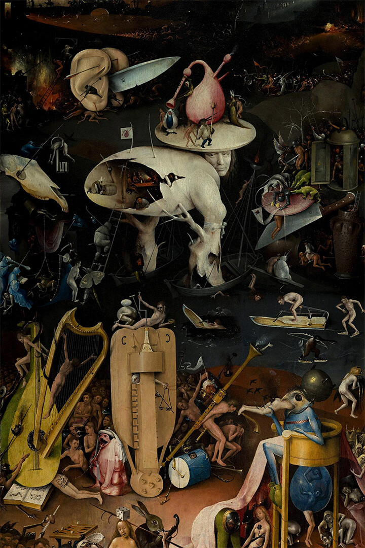 The Garden Of Earthly Delights Hieronymus Bosch Wall Art Decor