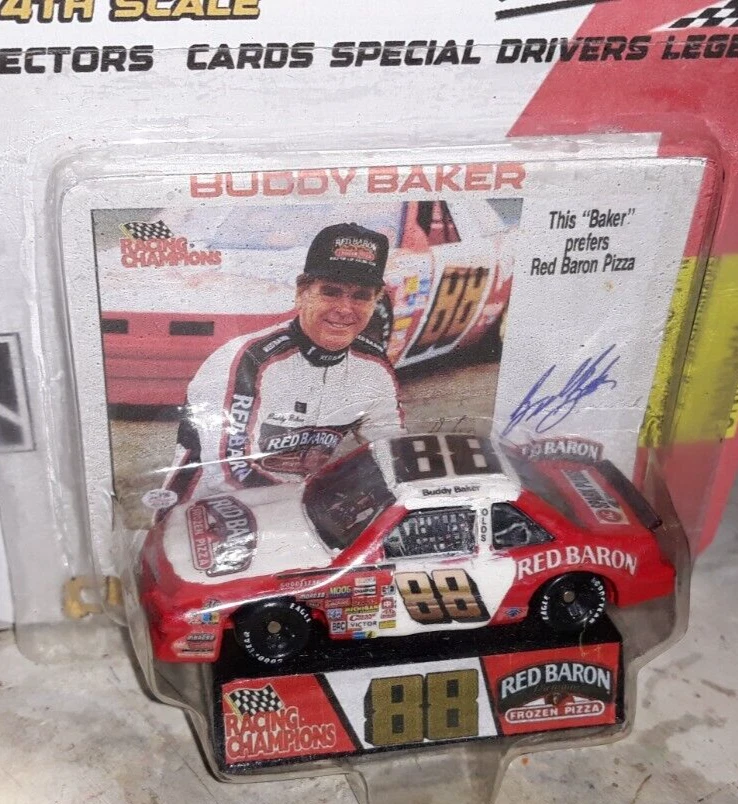 Diecast Racing Champions Buddy Baker#88 Red Baron  (Custom made) - Photo 3/4