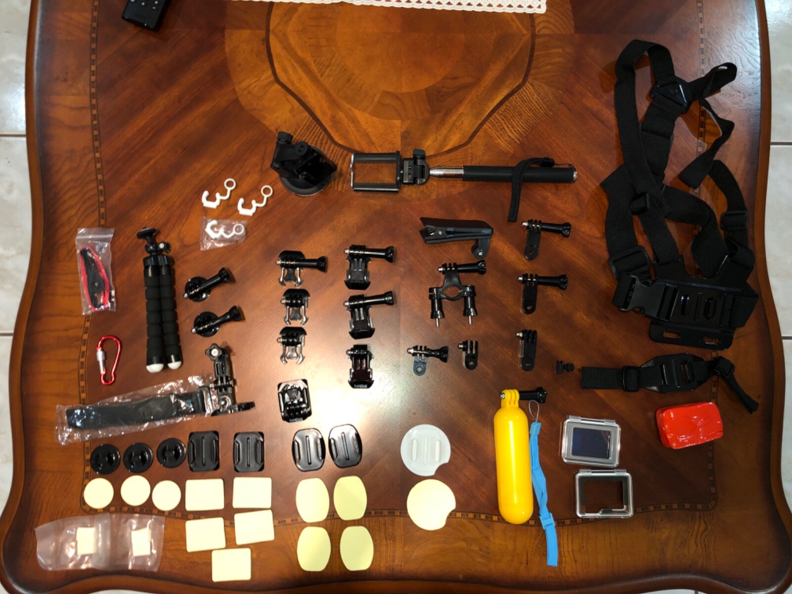 GoPro Accessory Kit with Tripod Mounts Straps and Selfie Stick  -image