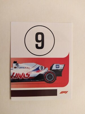 2021 TOPPS F1 OFFICIAL STICKERS MAZEPIN URALKALI n 196 NEW NEVER ATTACKED