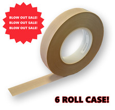 PTFE Tape 5mil 1"x36yds With Liner 6 ROLLS