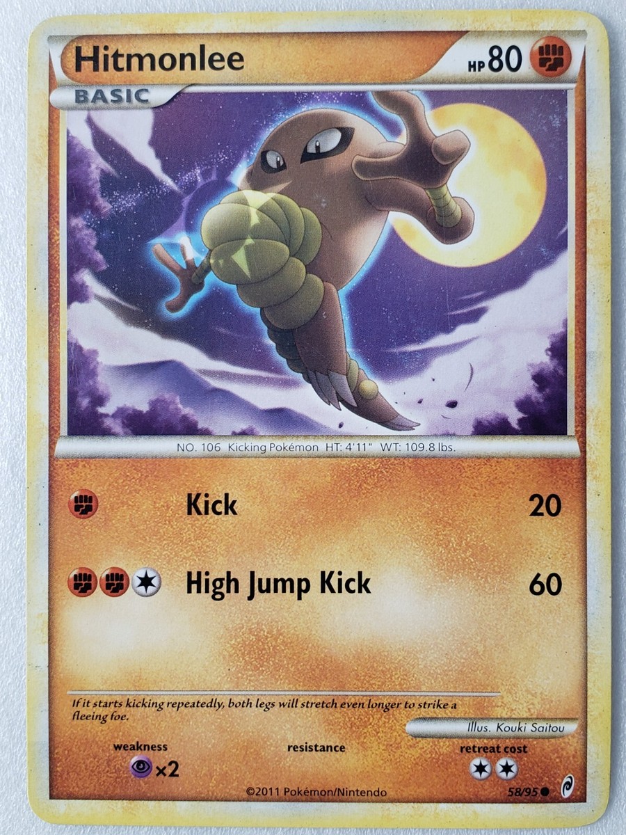 Hitmonlee 58/95 PL - Call Of Legends Pokemon Card - Kouki Saitou