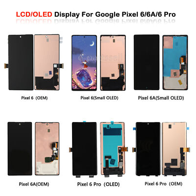 OLED For Google Pixel 6/ 6A / 6 Pro LCD Display Screen Digitizer Replacement Lot