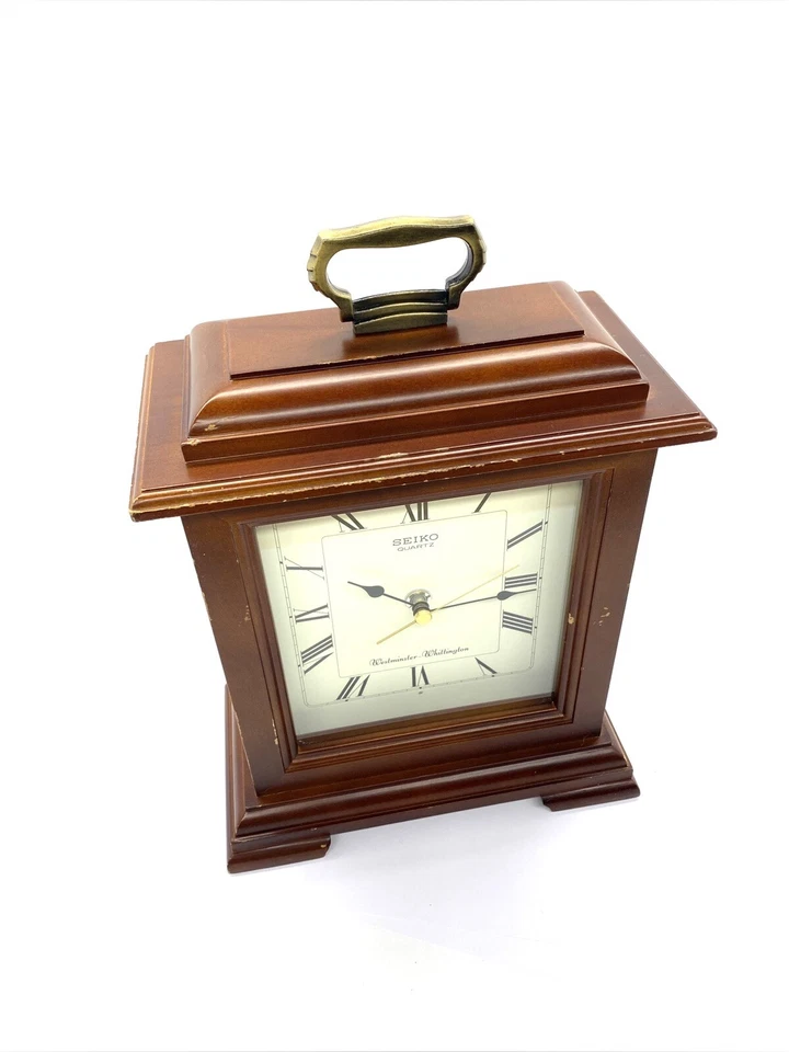 Reloj Seiko Mina Abrigo QXJ102BCHA Westminster Cuarto de Hora Número Romano Cereza Foto 4 de 4