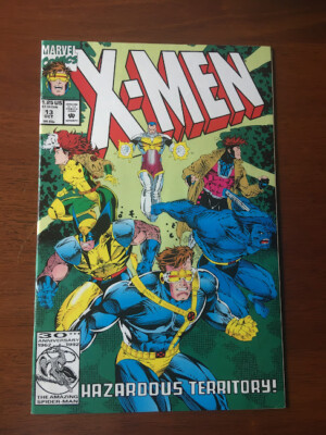 X-MEN # 13 VERY FINE MARVEL COMICS 1992 WOLVERINE JUBILEE GAMBIT ROGUE BEAST