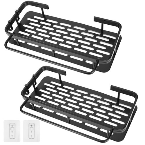 2 Duschablage Saugnapf Wandablage Ohne Bohren Duschregal Selbstklebend Duschkorb - Bild 11 von 14