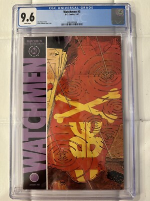 WATCHMEN #5 CGC 9.6 ALAN MOORE WHITE PAGES DC COMICS 1987