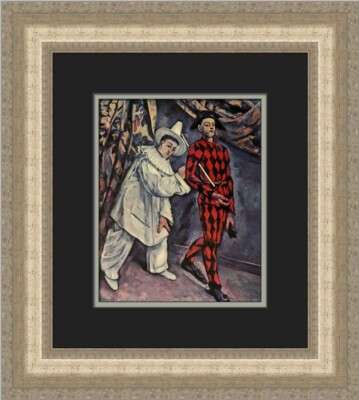 Paul Cezanne Mardi Gras Custom Framed Print