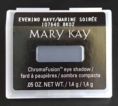 New In Package Mary Kay Chromafusion Eye Shadow Evening Navy Full Size