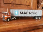 1/43rd & FREIGHTLINER COE SEMI TRAILER + MAERSK trailer