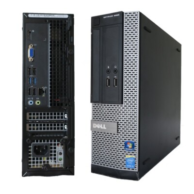 Dell OptiPlex Windows 7 Pro Core i3 3.3 GHz PC Desktop 90 Day