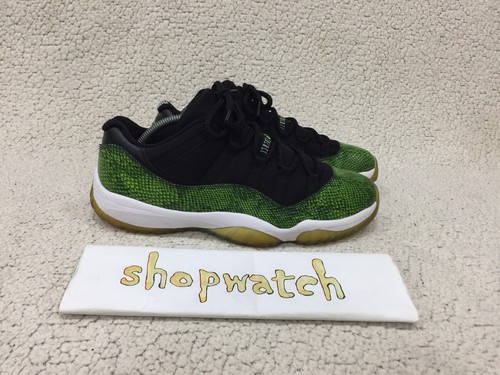 air jordan 11 retro low green snakeskin