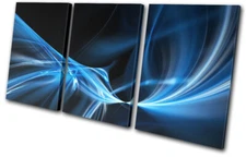 Design Modern Contemporary Gift Abstract TREBLE CANVAS WALL ART Picture Print