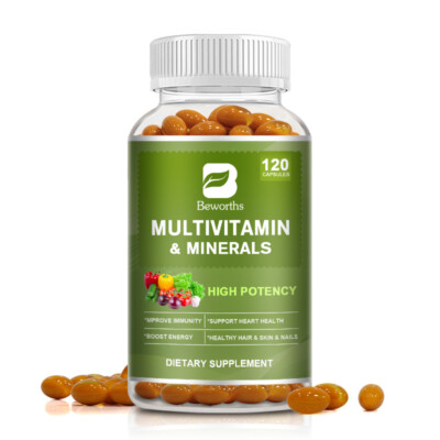 Multi Vits & Minerals 120ct   Immune Support, Energy & Daily Wellness