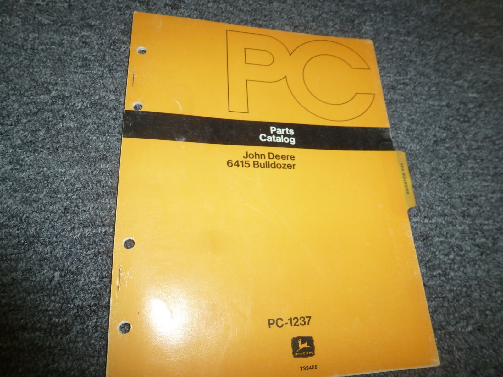 John Deere 6415 Bulldozer Dozer Parts Catalog Manual PC1237 eBay