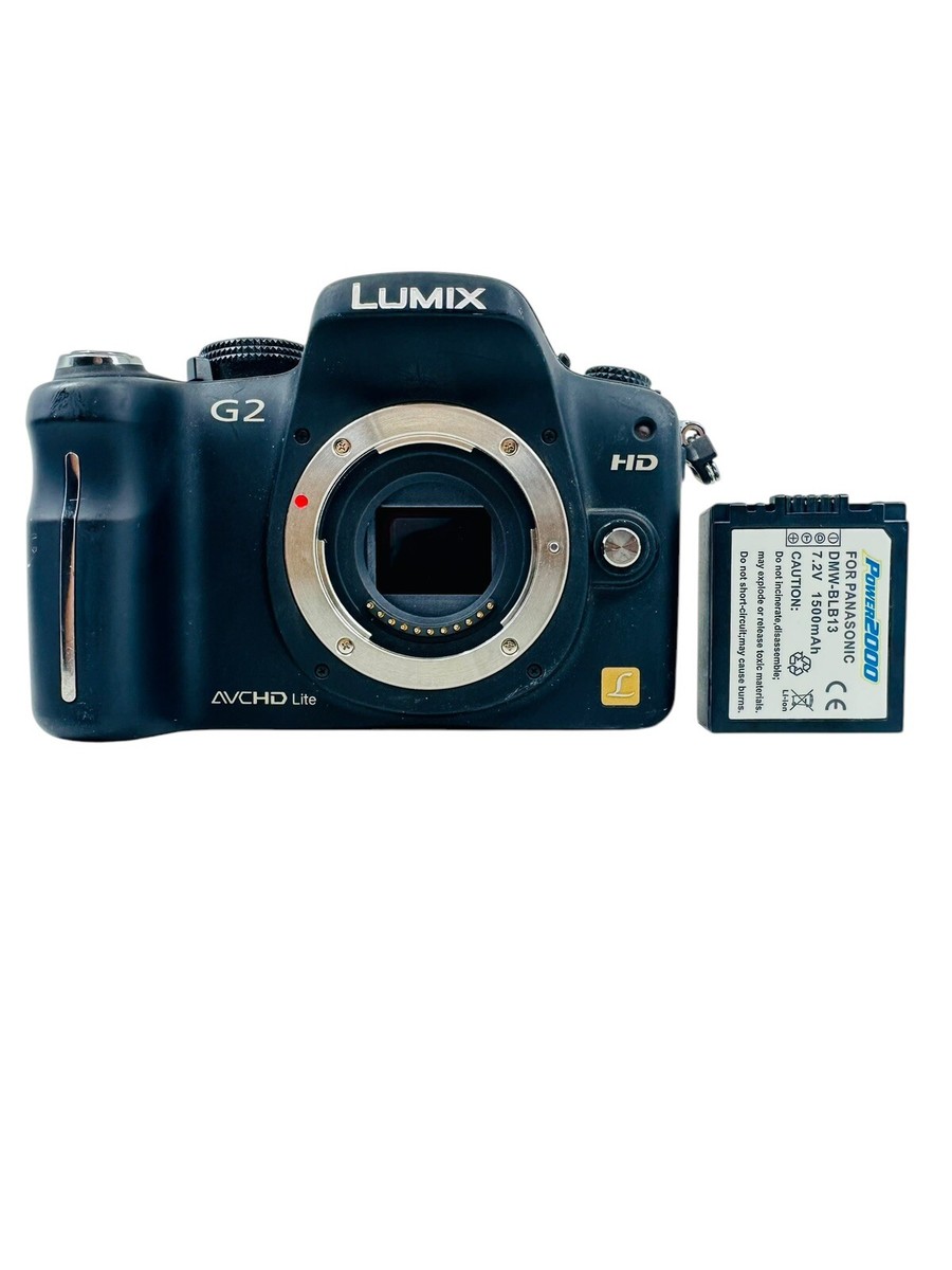 Panasonic LUMIX DMC-G2 Digital Camera with Battery Black (Body  Only)