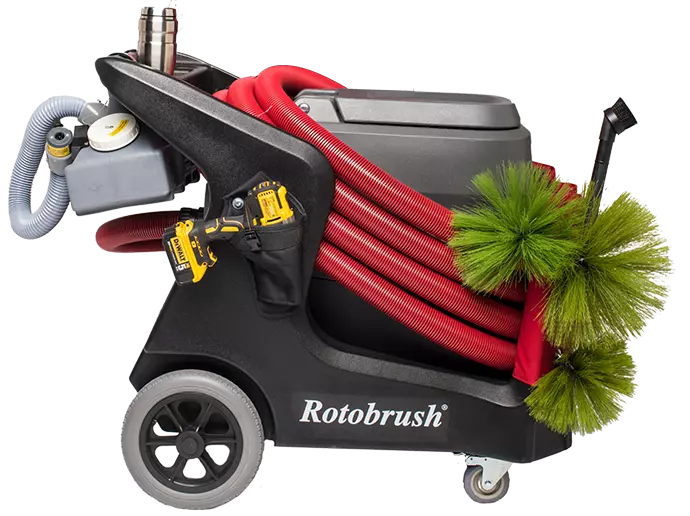 BrushBeast by Rotobrush Air Duct Cleaning Machine Bronze Package