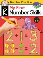 My First Number Skills Pre-K Number Workbook : Early Math Activitie - VERY GOOD