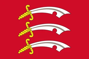 Essex Flag Self Adhesive Vinyl Sticker
